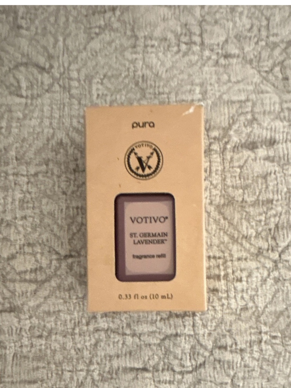 Pura Votivo Fragrance Refill St Germain Lavender Oil .33 fl oz Purple Floral New